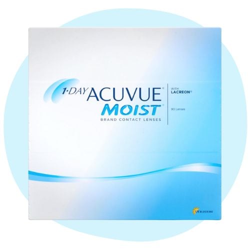 1 DAY ACUVUE MOIST 90 Pack