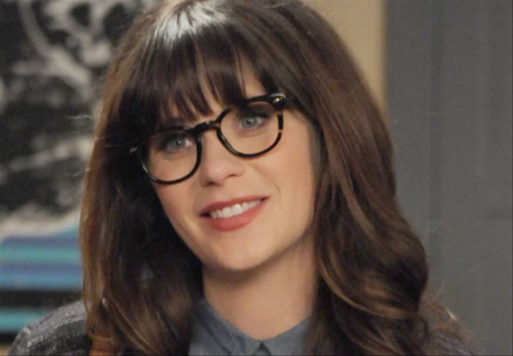 heart shaped face zooey deschanel