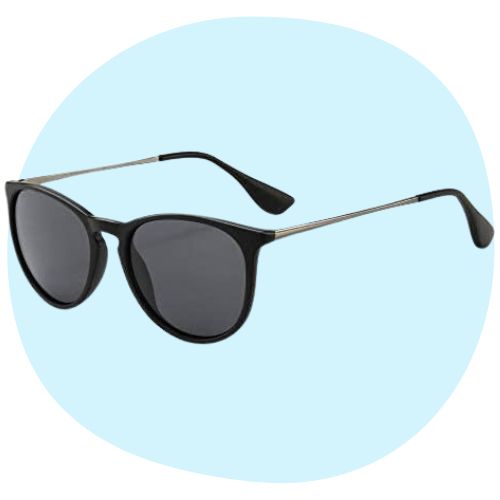 SUNGAIT Vintage Round Sunglasses