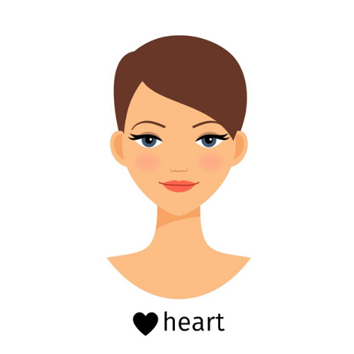 Heart Face Shape - Vision Center