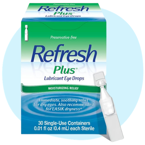 Refresh Plus Lubricant Eye Drops Preservative Free VC