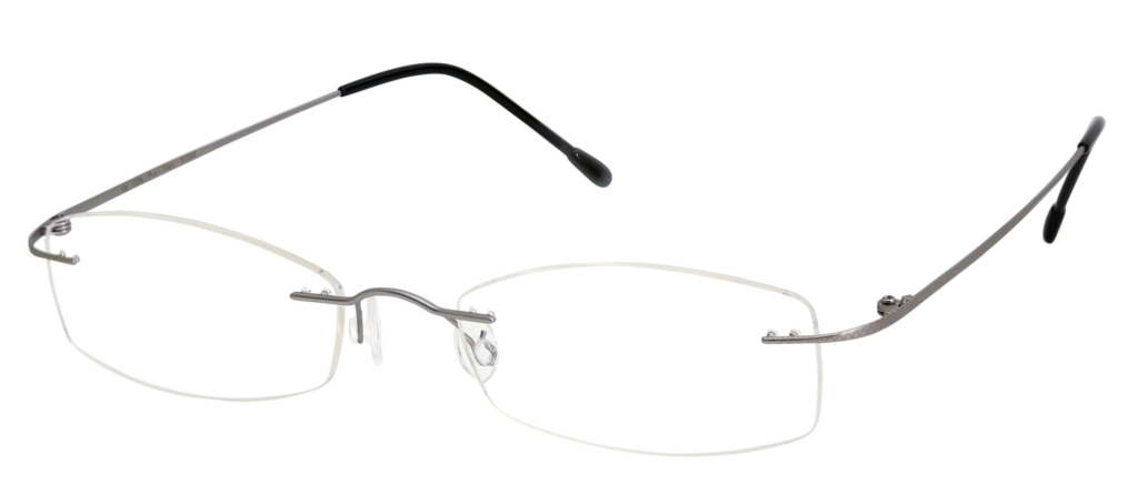 Rimless eyeglasses