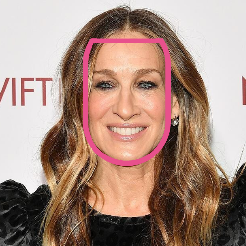 Sarah Jessica Parker Oblong Face Shape